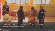 Musicoterapia en Puno, Perú